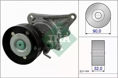 WILMINK GROUP wg1253567 -  Натяжная планка, поликлиновой ремень